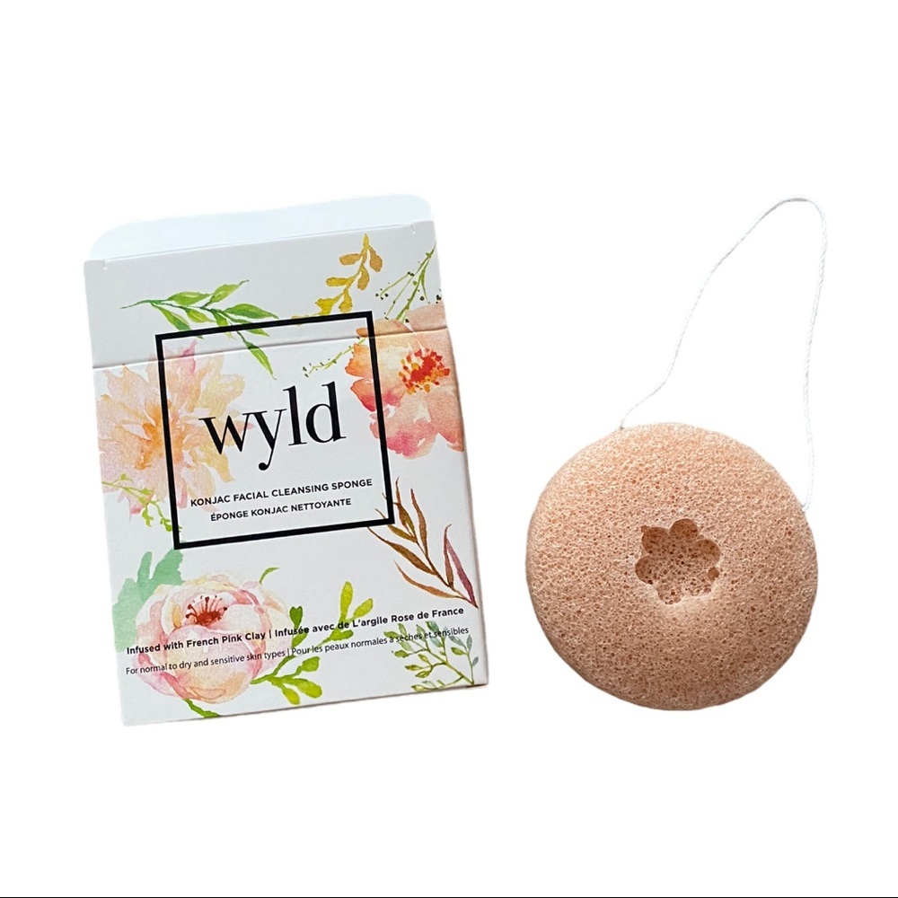 WYLD Konjac Facial Cleansing Sponge NIB